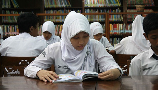 Suasana Perpustakaan Sekolah