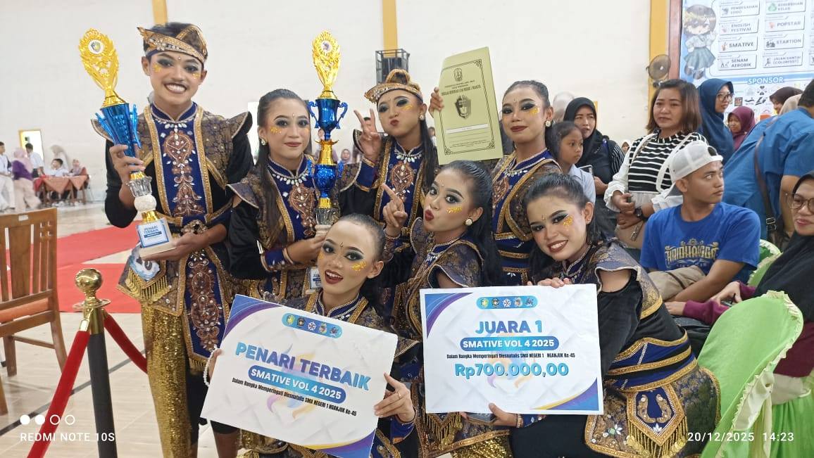 Juara 1 dan Penari Terbaik HUT SMASA Nganjuk